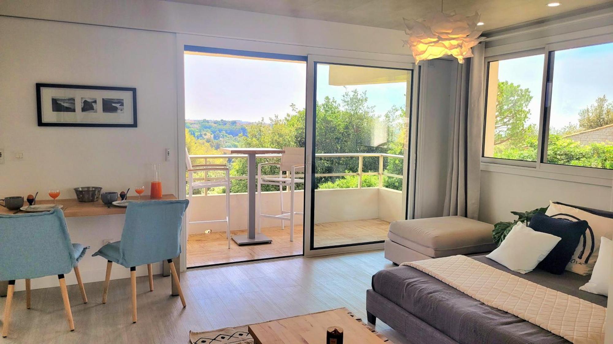Studio Climatise, Vue Imprenable-Wifi Vence Esterno foto