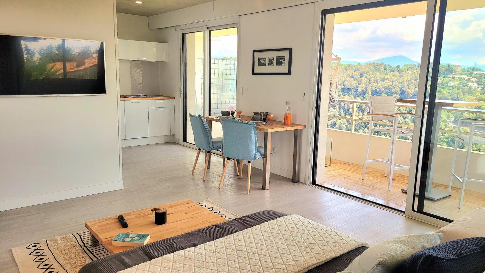 Studio Climatise, Vue Imprenable-Wifi Vence Esterno foto
